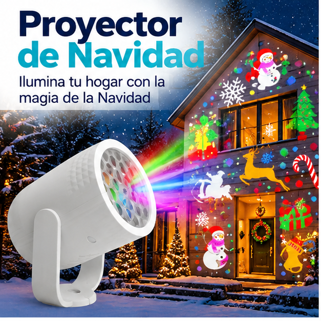 Proyector LED Navideño