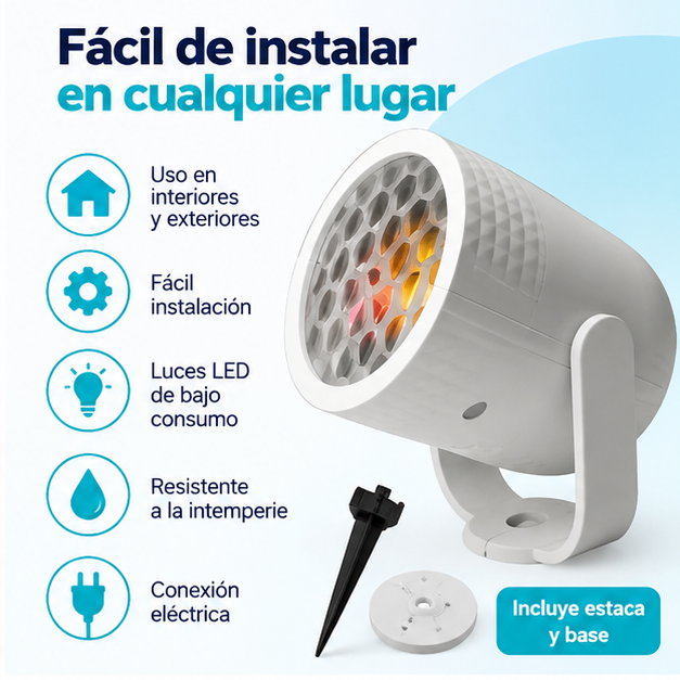 Proyector LED Navideño
