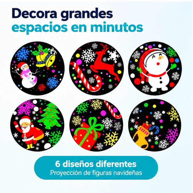 Proyector LED Navideño
