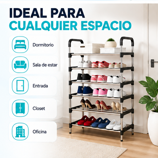 Zapatero Organizador de 6 Niveles