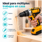 Taladro Inalámbrico 48V con Kit de Accesorios