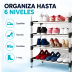 Zapatero Organizador de 6 Niveles