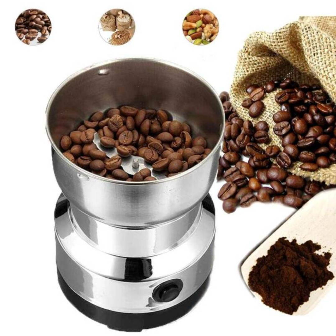 Molinillo de café eléctrico de acero inoxidable