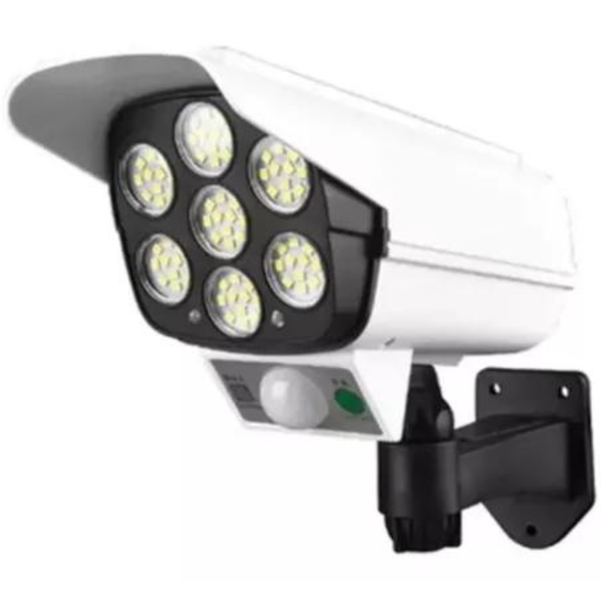 Cámara de vigilancia con foco solar y sensor de movimiento