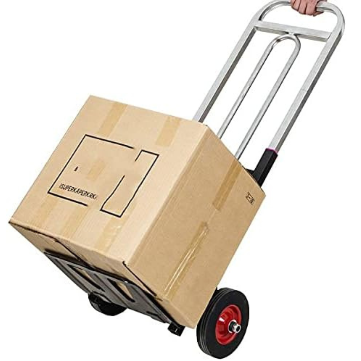 Carro flexible plegado para almacenamiento compacto