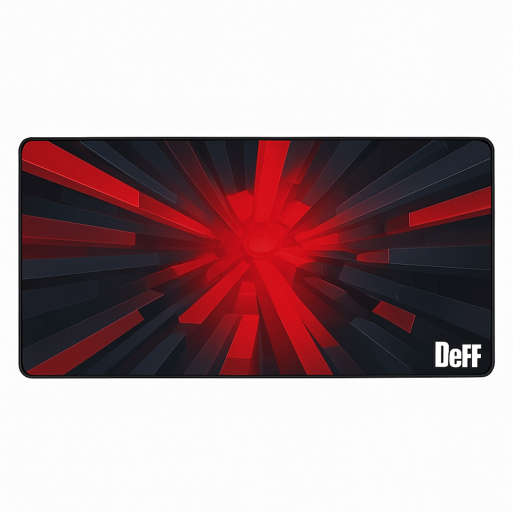 Mousepad gamer XL con diseño geométrico 3D