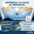 Tapasol tipo paraguas para parabrisas de auto