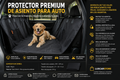 Protector de asiento de auto para mascotas, vista frontal