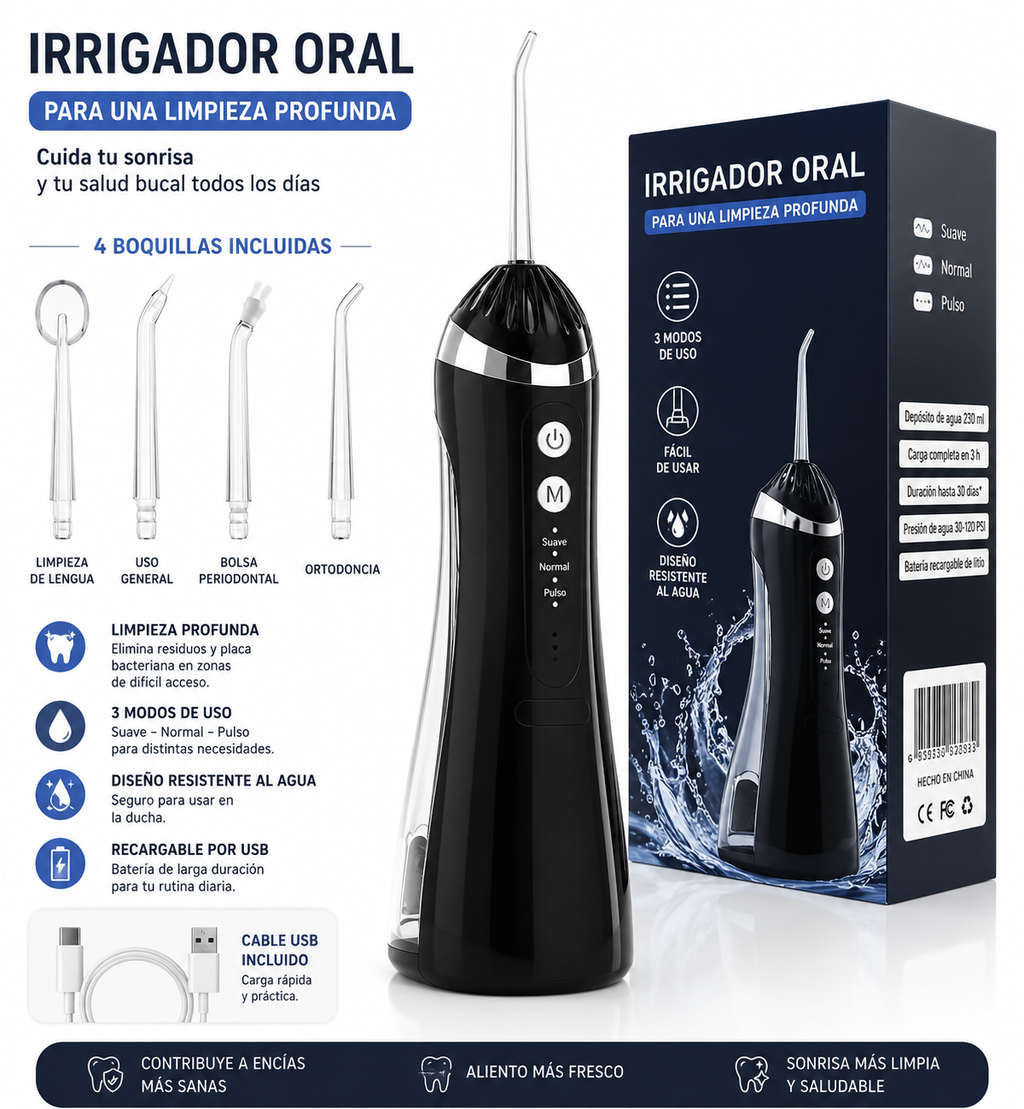 Irrigador Oral Inalámbrico