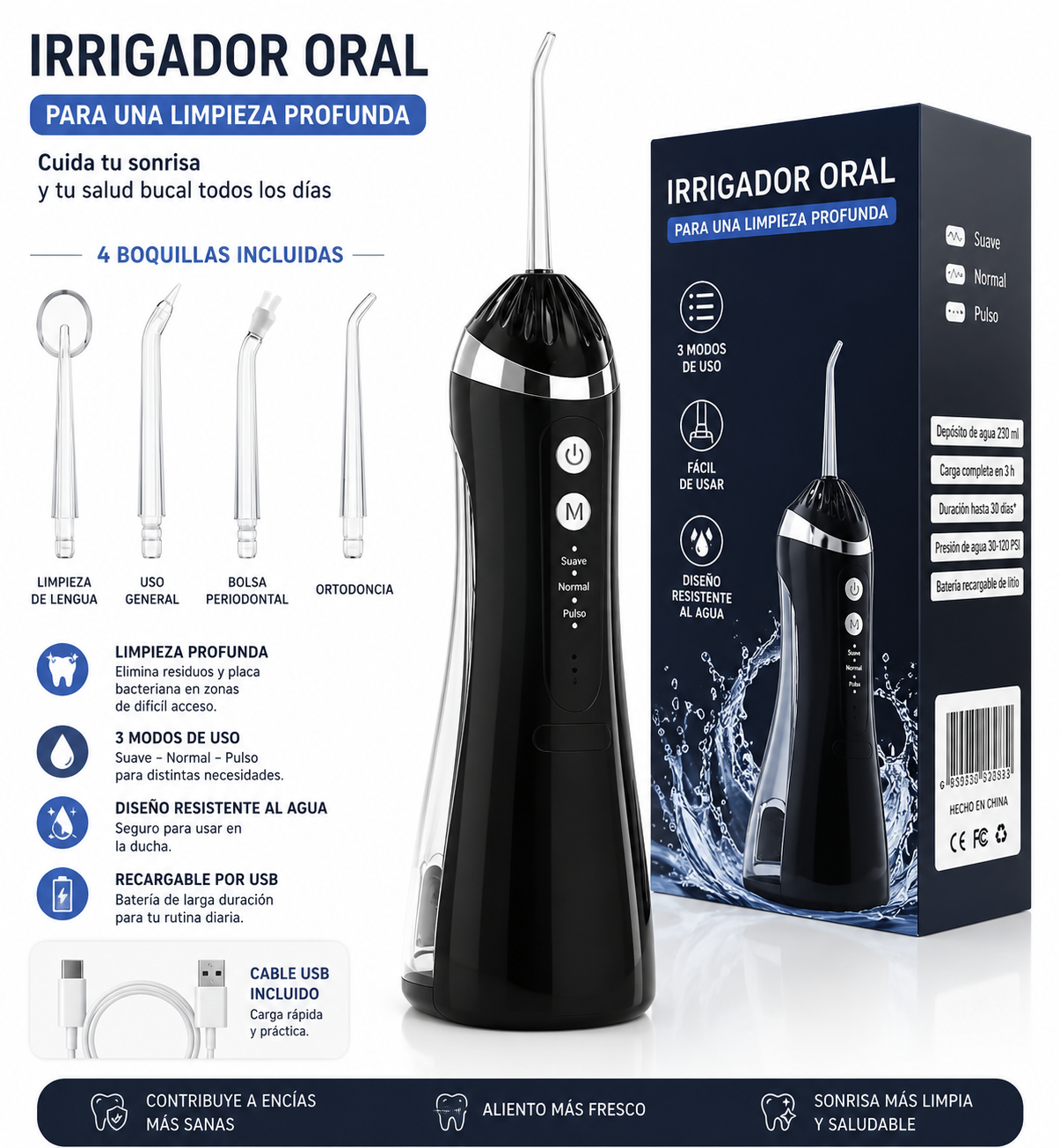 Irrigador Oral Inalámbrico