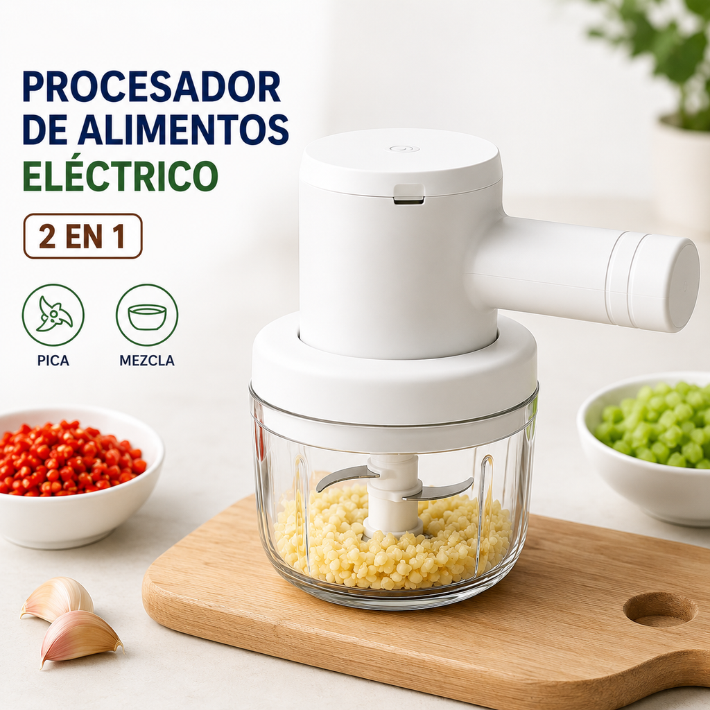 Batidora Eléctrica Inalámbrica 2 en 1