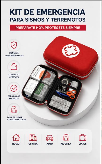 Kit de Emergencia para Sismos y Terremotos