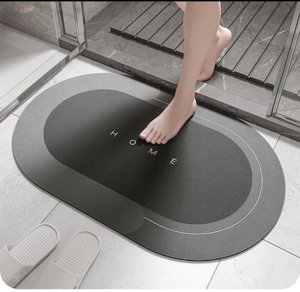 Alfombra de baño con base antideslizante
