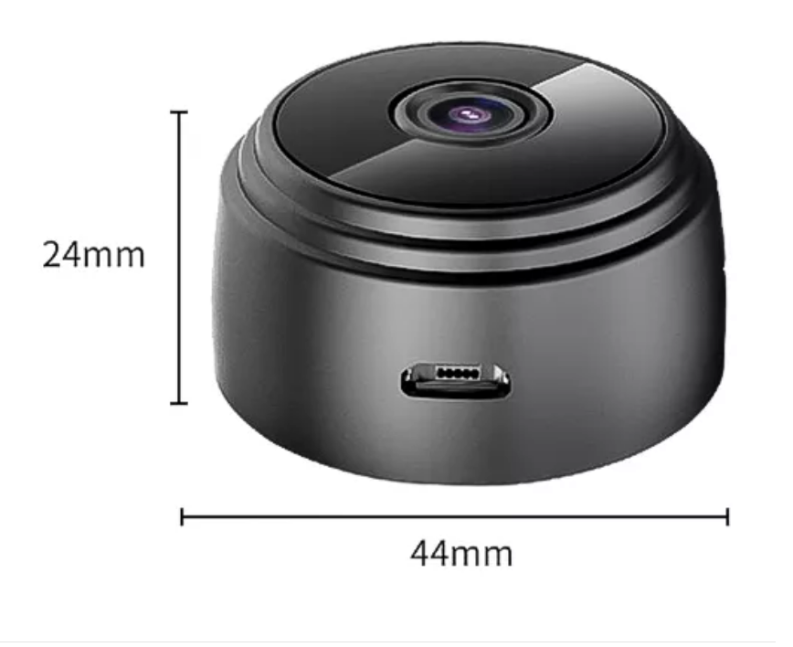 Cámara mini espía con base magnética