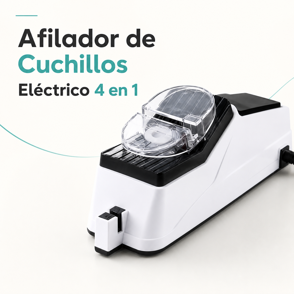 Afilador de Cuchillos Eléctrico 4 en 1 — portada