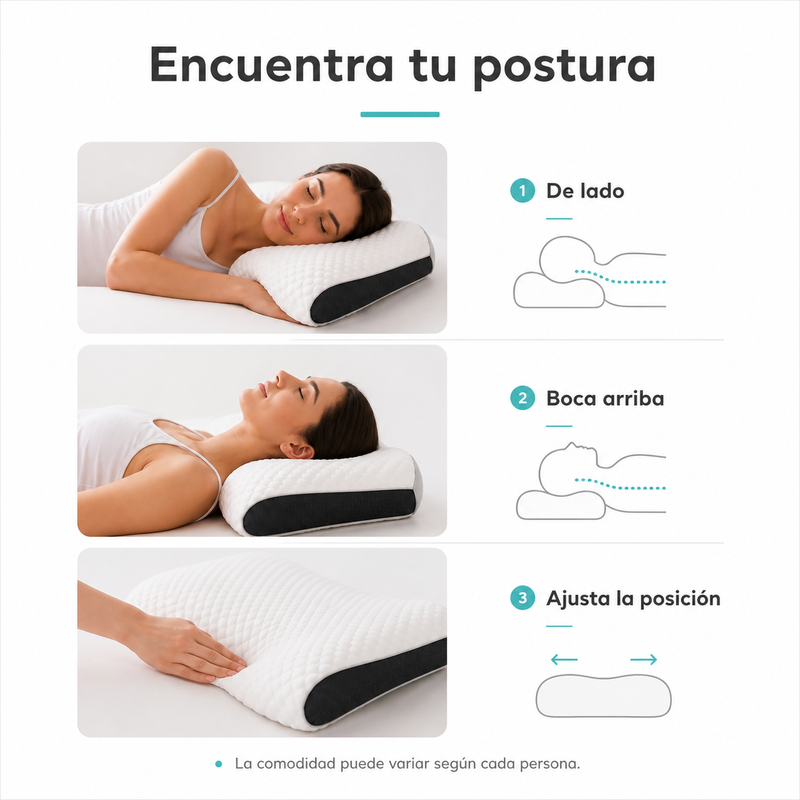 Almohada Cervical Ortopédica de Fibra de Soya