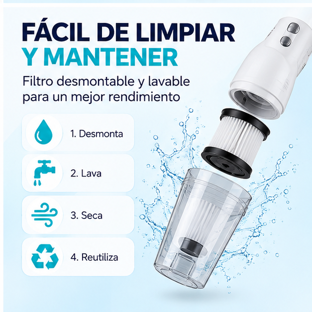 Aspiradora Portátil 2 en 1