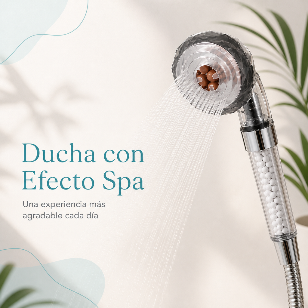 Ducha con efecto spa - portada