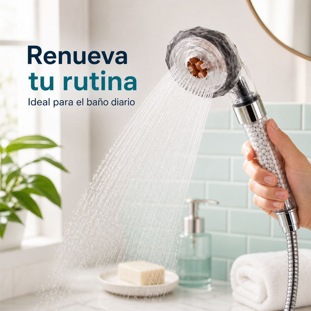 Ducha con efecto spa - uso