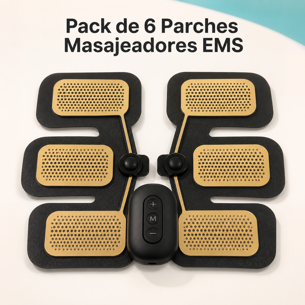 Pack de 6 Parches Masajeadores EMS — portada