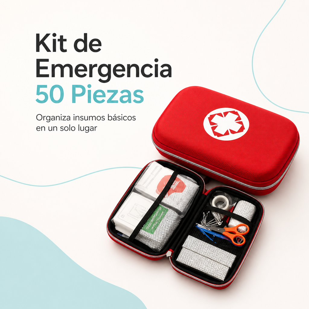 Kit de emergencia 50 piezas - portada