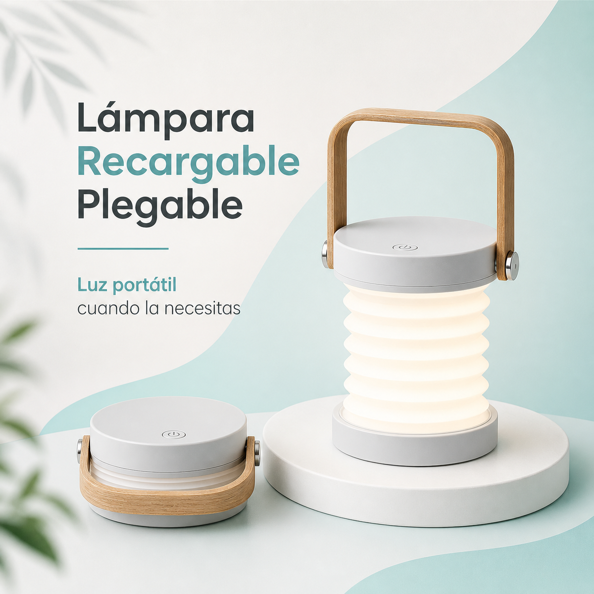Lámpara Recargable Plegable - Portada