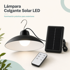 Lámpara colgante solar LED - portada