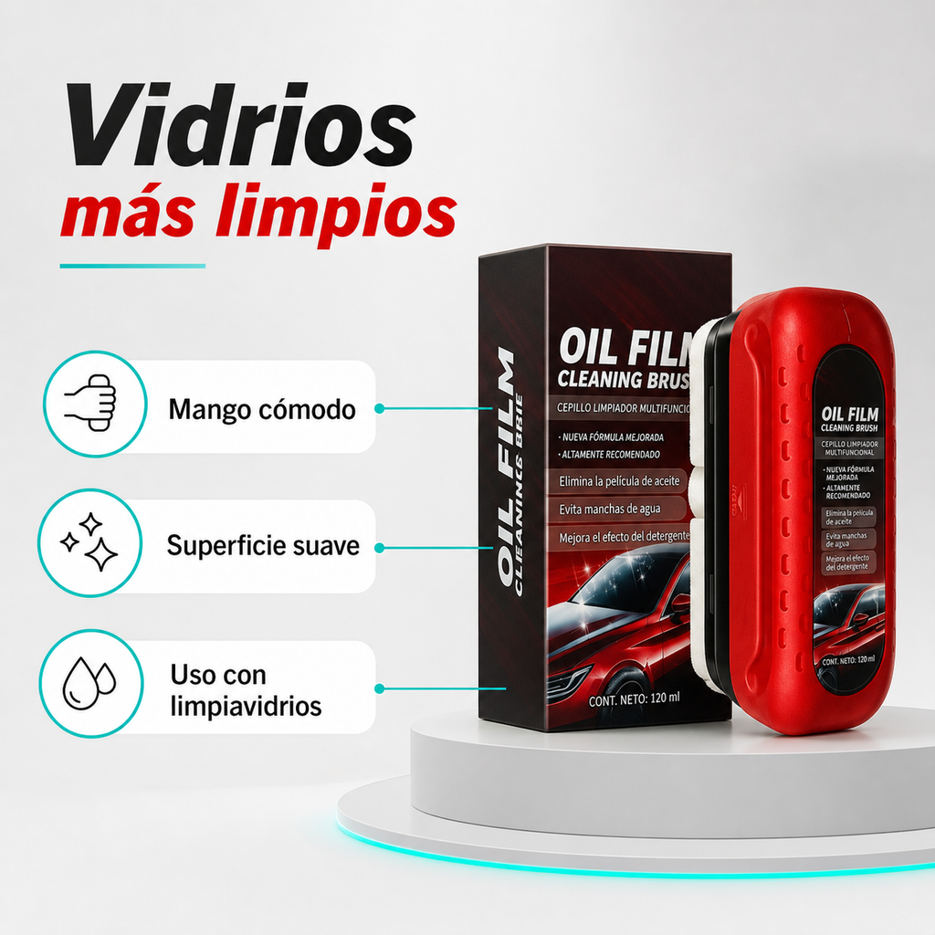 Cepillo limpiavidrios - beneficios