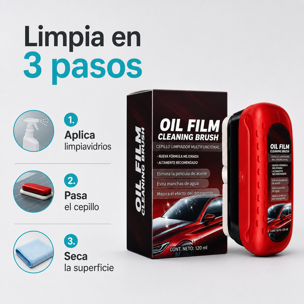 Cepillo limpiavidrios - guía