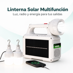 Linterna Solar con Radio - Portada
