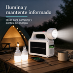 Linterna Solar con Radio - Uso