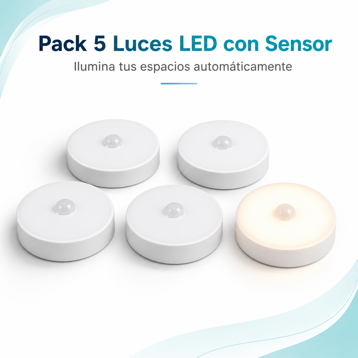 Pack 5 Luces LED - Portada