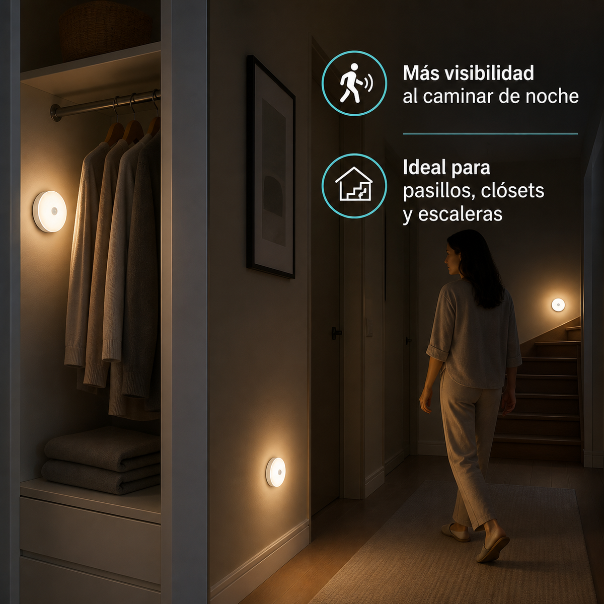 Pack 5 Luces LED - Uso