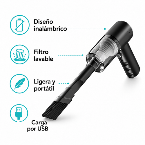 Beneficios de la aspiradora portátil inalámbrica