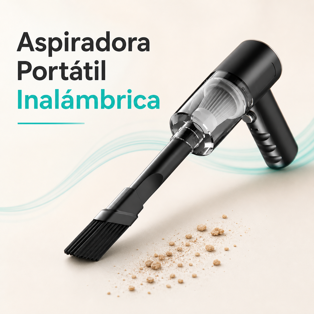 Aspiradora portátil inalámbrica para auto y hogar