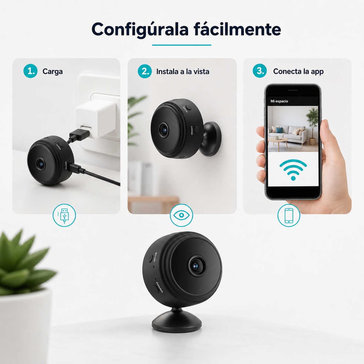 Cámara Mini Espía WiFi - guia