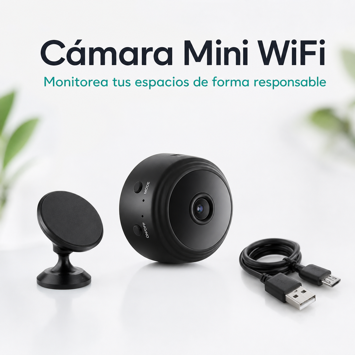 Cámara Mini Espía WiFi - portada