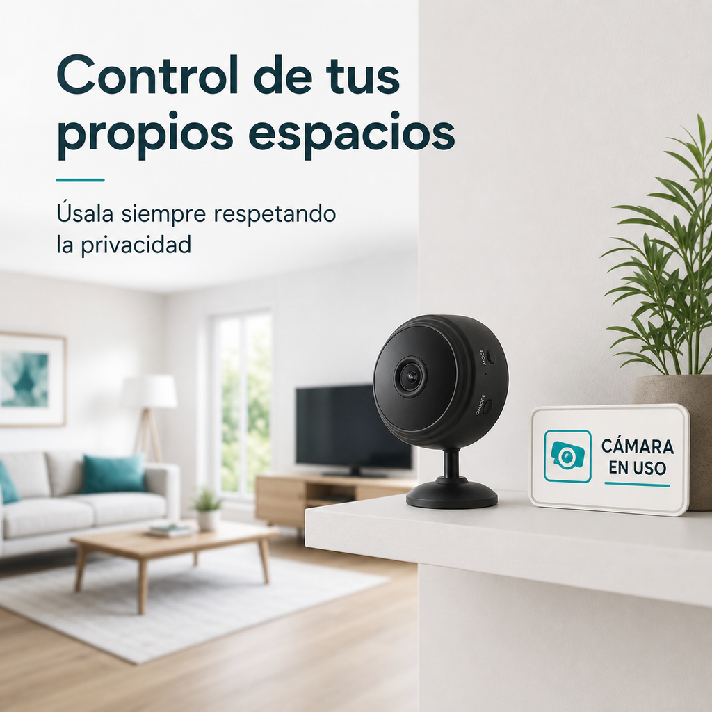 Cámara Mini Espía WiFi - uso