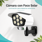 Cámara de Vigilancia con Foco Solar - portada