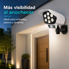 Cámara de Vigilancia con Foco Solar - uso