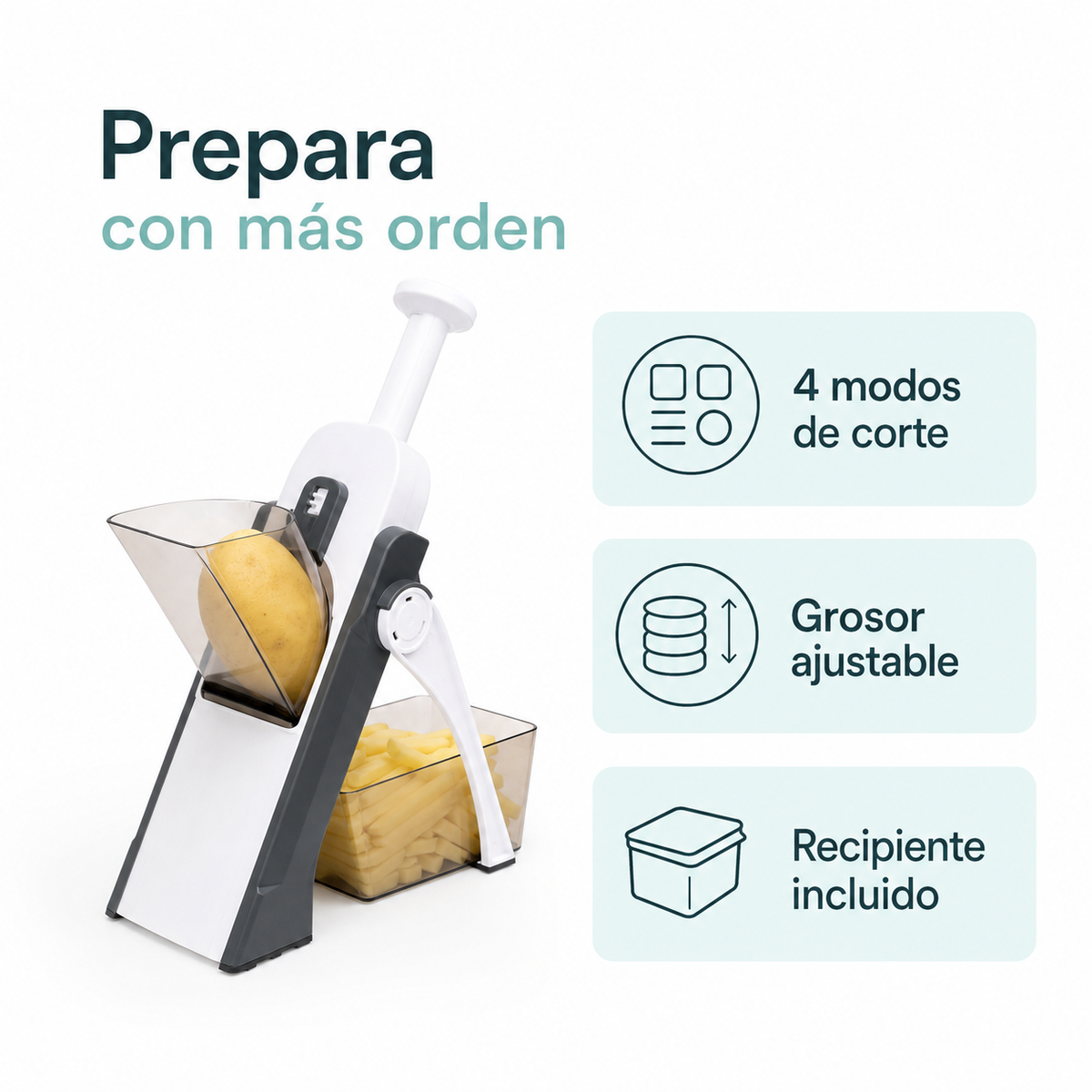 Mandolina Multifuncional - Beneficios
