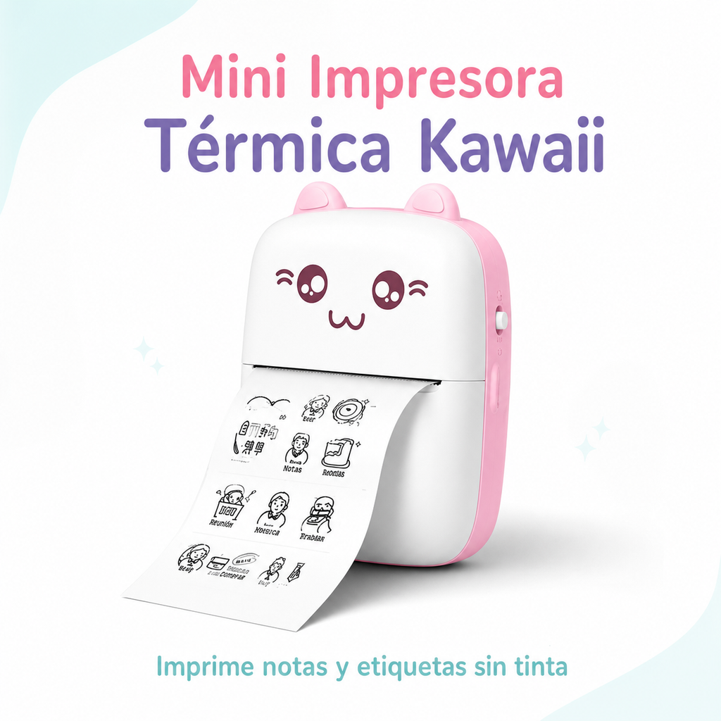 Mini Impresora Térmica Kawaii - Portada