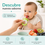 Chupete mordedor para frutas - uso
