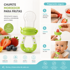 Chupete mordedor para frutas - guía