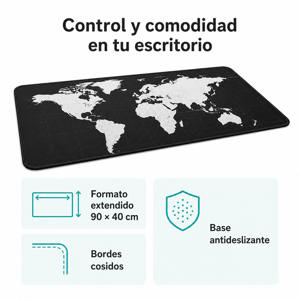 Mousepad Gamer XL - Beneficios