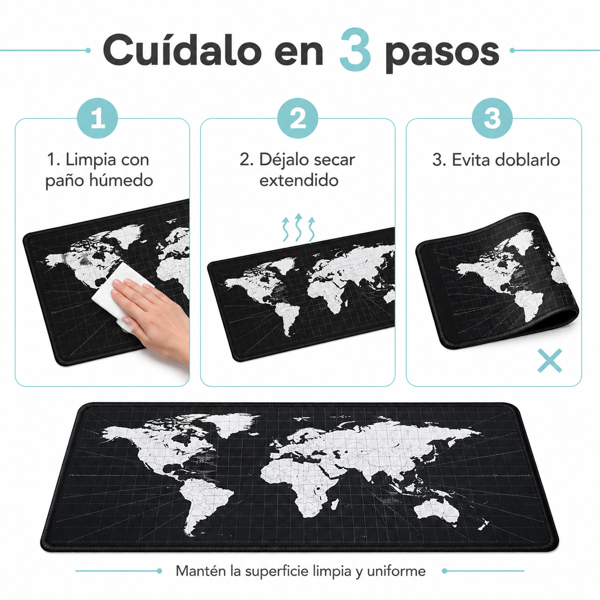 Mousepad Gamer XL - Guía