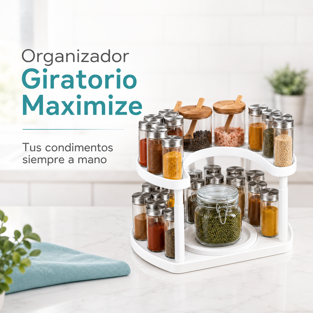 Organizador Giratorio Maximize - Portada