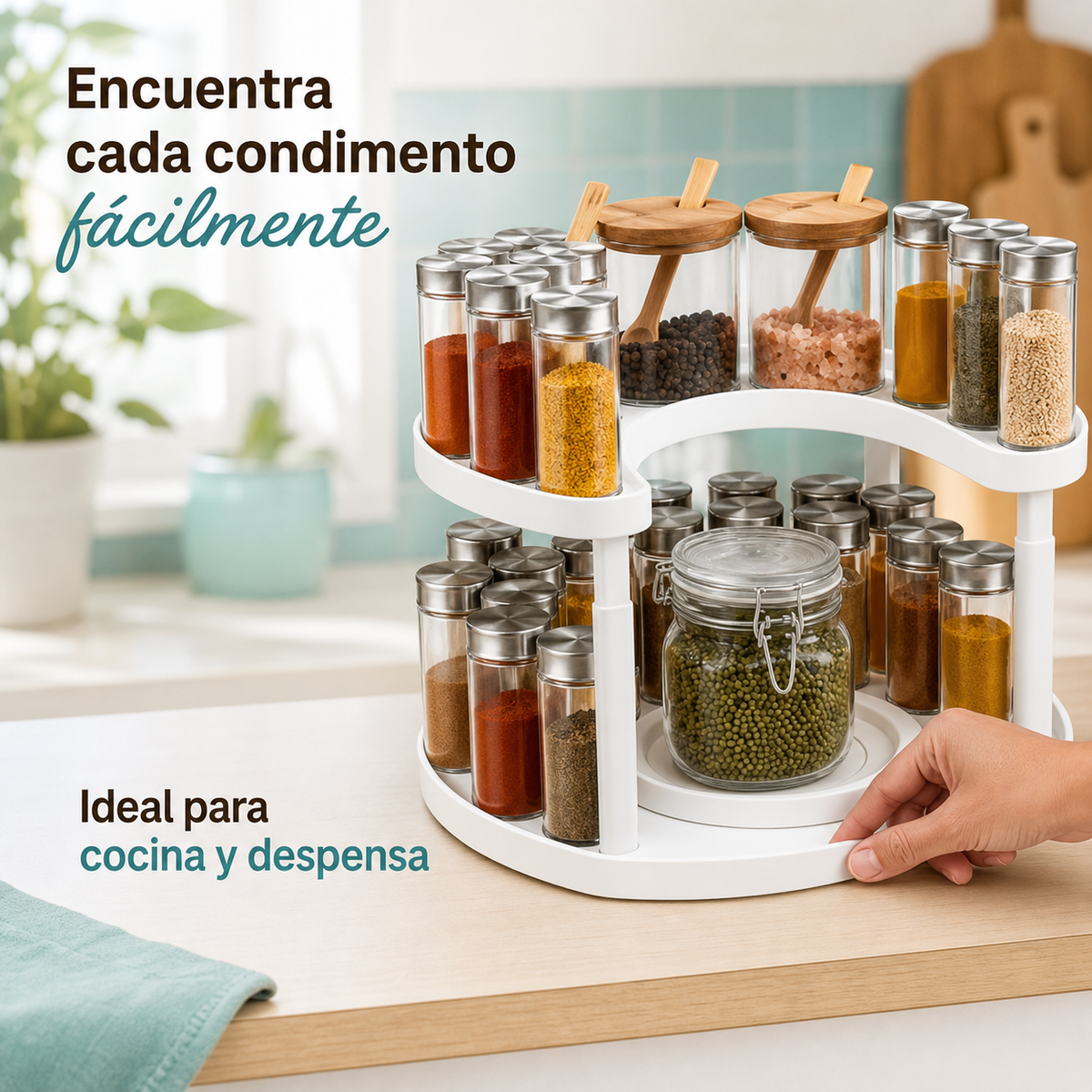 Organizador Giratorio Maximize - Uso