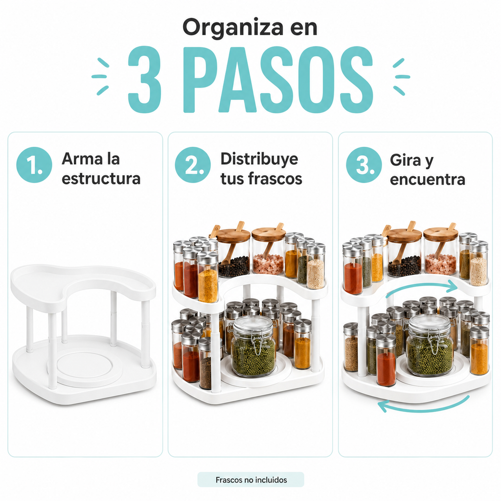 Organizador Giratorio Maximize - Guía