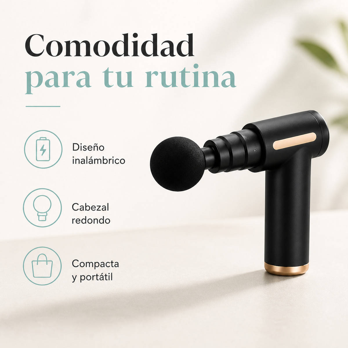 Beneficios de la pistola masajeadora portátil